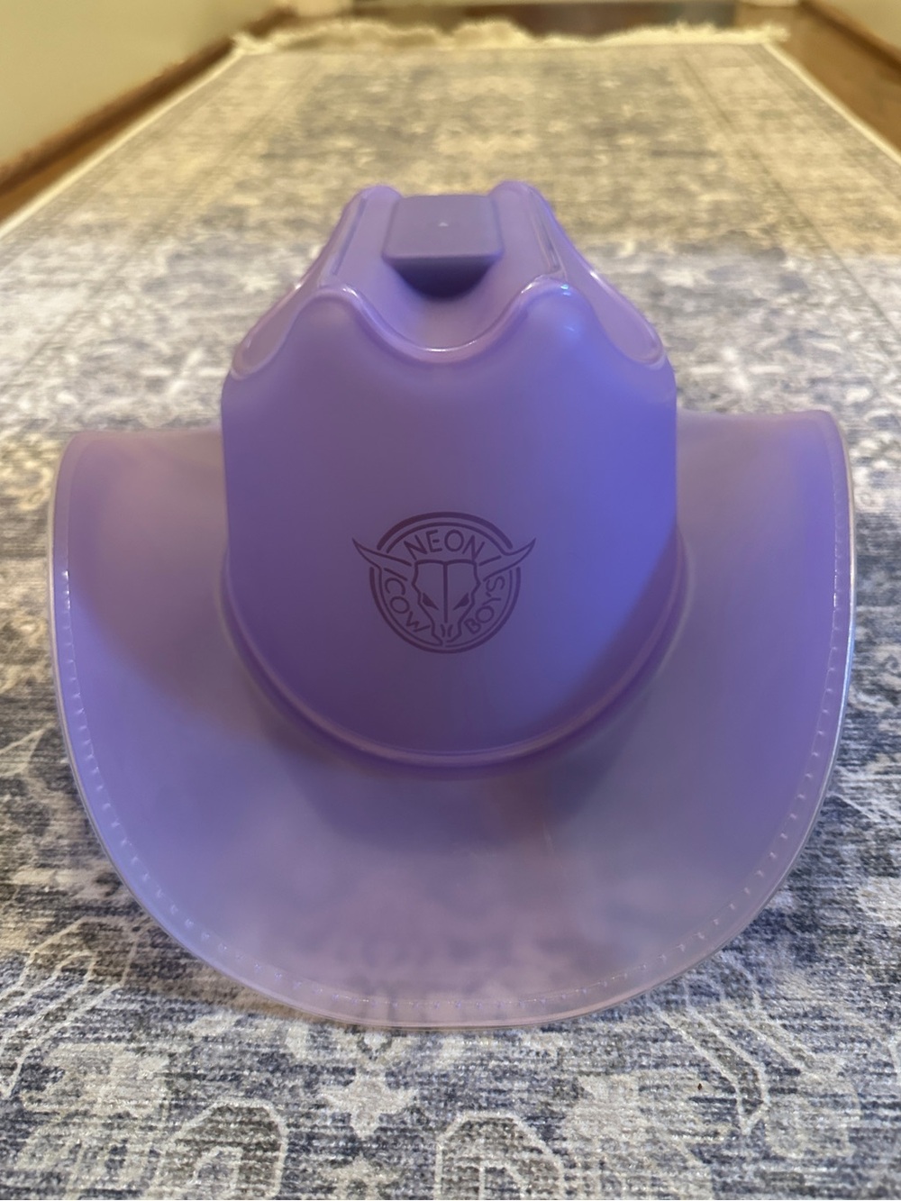 Neon Cowboys purple light-up cowboy hat